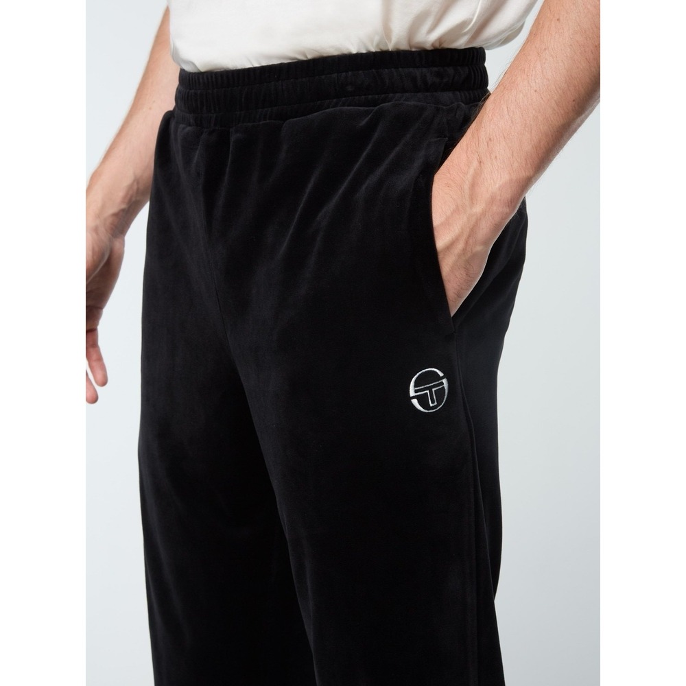 NWT SERGIO TACCHINI MENS SIZE 3XL VELOUR OSTUNI TRACK PANTS BLACK BEAUTY